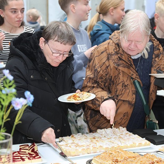 1. maí 2025 - Hátíðardagskrá verkalýðsfélaganna í Hofi. Mynd: Þorgeir Baldursson