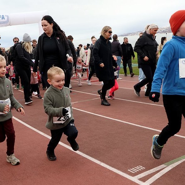 1. maí hlaup Ungmennafélags Akureyrar 2025. Mynd: Skapti Hallgrímsson