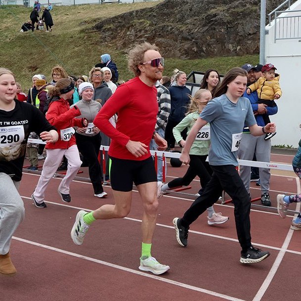 1. maí hlaup Ungmennafélags Akureyrar 2025. Mynd: Skapti Hallgrímsson