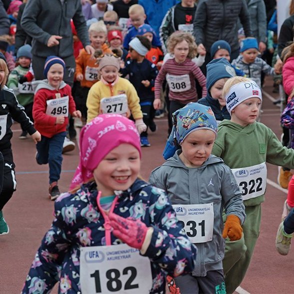 1. maí hlaup Ungmennafélags Akureyrar 2025. Mynd: Skapti Hallgrímsson