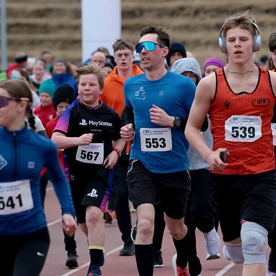 1. maí hlaup Ungmennafélags Akureyrar 2025. Mynd: Skapti Hallgrímsson