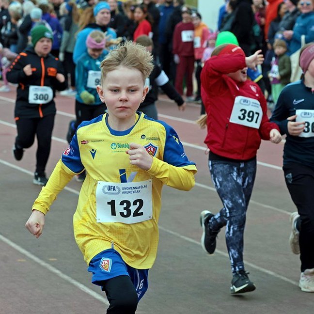1. maí hlaup Ungmennafélags Akureyrar 2025. Mynd: Skapti Hallgrímsson