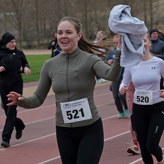 1. maí hlaup Ungmennafélags Akureyrar 2025. Mynd: Skapti Hallgrímsson