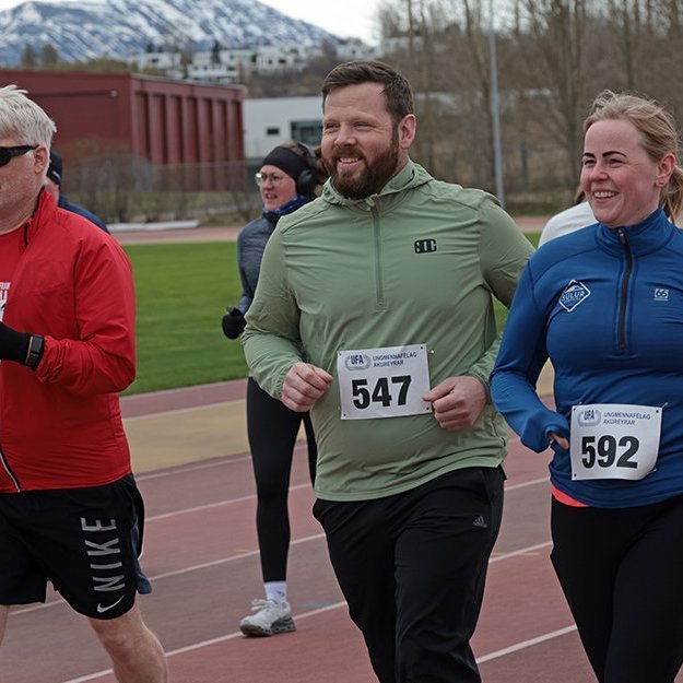 1. maí hlaup Ungmennafélags Akureyrar 2025. Mynd: Skapti Hallgrímsson