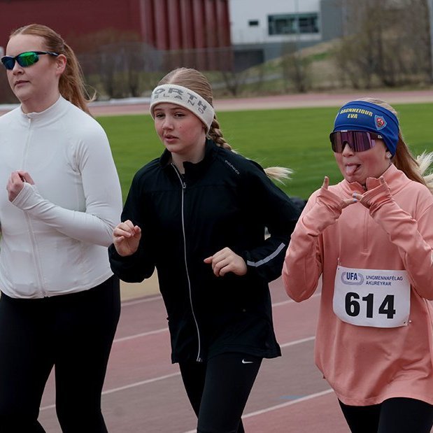 1. maí hlaup Ungmennafélags Akureyrar 2025. Mynd: Skapti Hallgrímsson