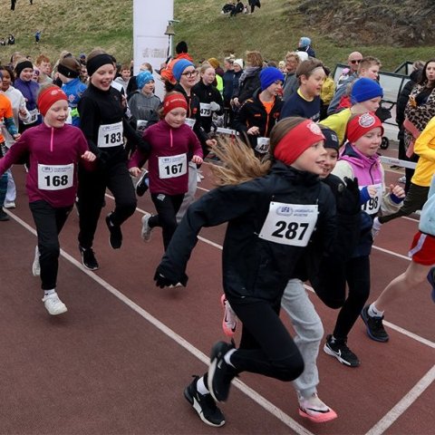 1. maí hlaup Ungmennafélags Akureyrar 2025. Mynd: Skapti Hallgrímsson