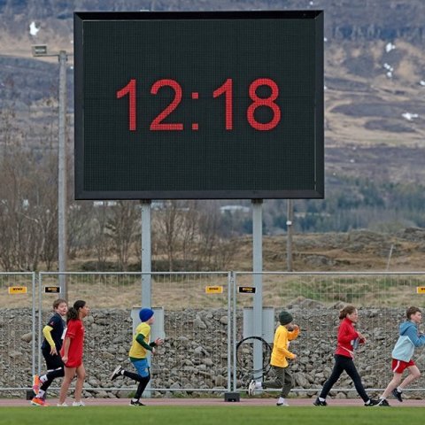 1. maí hlaup Ungmennafélags Akureyrar 2025. Mynd: Skapti Hallgrímsson