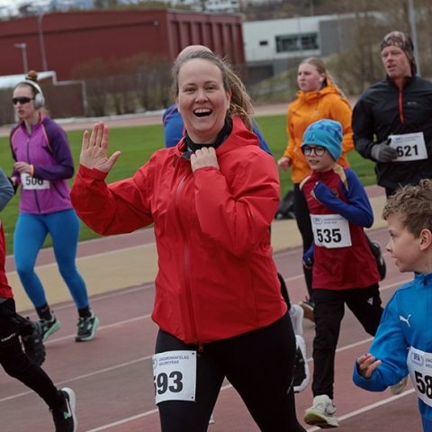1. maí hlaup Ungmennafélags Akureyrar 2025. Mynd: Skapti Hallgrímsson