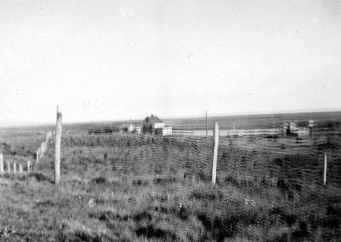 Þetta eru þrír bæir í Kelduhverfi; Keldunes, Kelduneskot og Lindarbrekka. - Minjasafnið á Akureyri / m-stae-1-5316 frá Minjasaf ninu á Akureyri