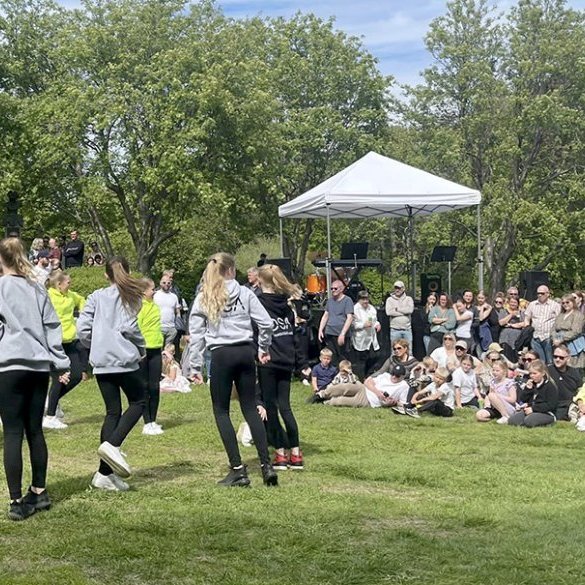 17. júní 2024 – Hópar frá DSA Listdansskóla Akureyrar og Dansskóla STEPS sýndu í Lystigarðinum.