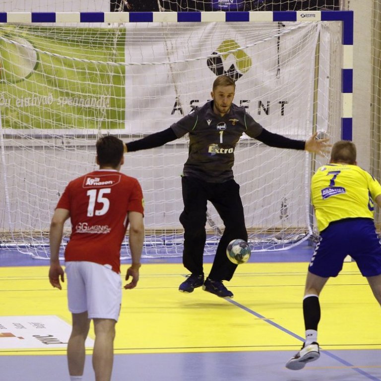 KA - Valur 27:27, Íslandsmótið í handbolta 18. febrúar 2021 í KA-heimilinu. Ljósmynd: Skapti Hallgrímsson.