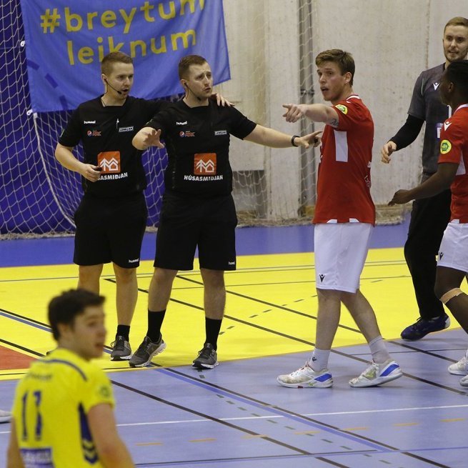KA - Valur 27:27, Íslandsmótið í handbolta 18. febrúar 2021 í KA-heimilinu. Ljósmynd: Skapti Hallgrímsson.
