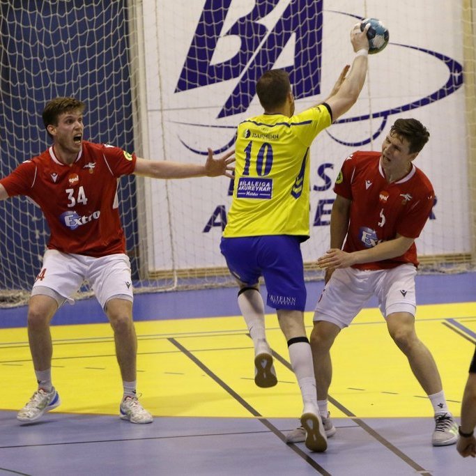 KA - Valur 27:27, Íslandsmótið í handbolta 18. febrúar 2021 í KA-heimilinu. Ljósmynd: Skapti Hallgrímsson.