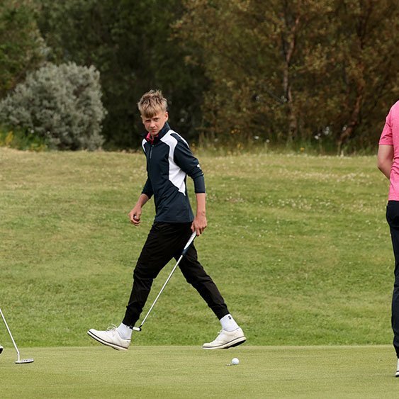 Ingi Steinar Ellertsson, Ágúst Már Þorvaldsson og Mikael Máni Sigurðsson.