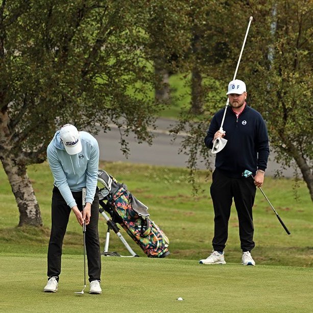 Óskar Páll Valsson og Tumi Hrafn Kúld