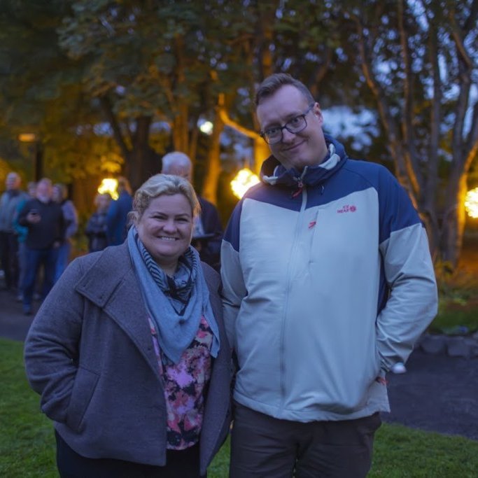 Akureyrarvaka 2025 - Setningarathöfnin Rökkurró í Lystigarðinum á afmælisdegi Akureyrarbæjar, föstudagskvöldið 29. ágúst. Mynd: Hilmar Friðjónsson