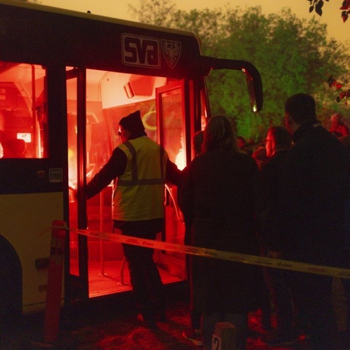 Akureyrarvaka 2025 - Draugaslóð á Hamarkotstúni á föstudagskvöldi. Mynd: Hilmar Friðjónsson