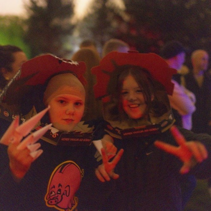 Akureyrarvaka 2025 - Draugaslóð á Hamarkotstúni á föstudagskvöldi. Mynd: Hilmar Friðjónsson