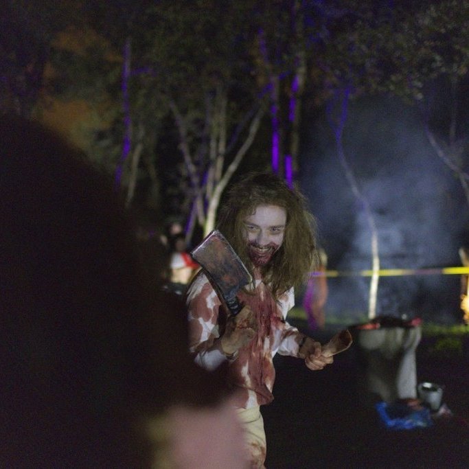 Akureyrarvaka 2025 - Draugaslóð á Hamarkotstúni á föstudagskvöldi. Mynd: Hilmar Friðjónsson