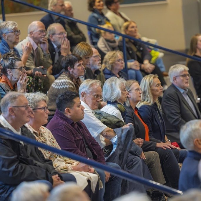 Akureyrarvaka 2025. Útgáfuhóf bókarinnar, Akureyrarveikin, eftir Óskar Þór Halldórsson í Kvos Menntaskólans á Akureyri. Mynd: Hilmar Friðjónsson