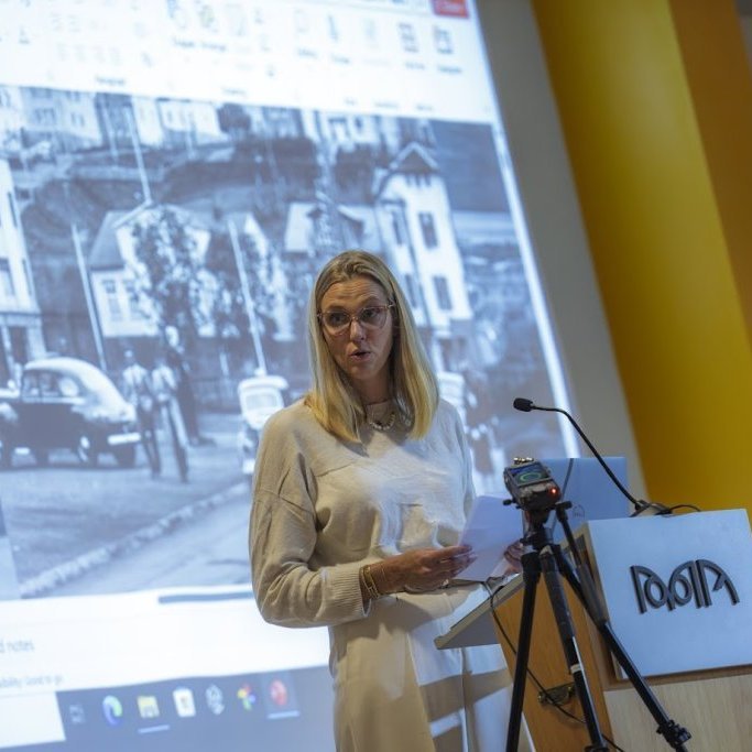 Akureyrarvaka 2025. Útgáfuhóf bókarinnar, Akureyrarveikin, eftir Óskar Þór Halldórsson í Kvos Menntaskólans á Akureyri. Mynd: Hilmar Friðjónsson