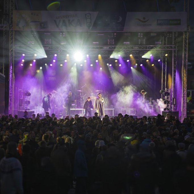 Akureyrarvaka 2025 - Lokaatriðið, stórtónleikar í Listagilinu á laugardagskvöldi. Mynd: Hilmar Friðjónsson