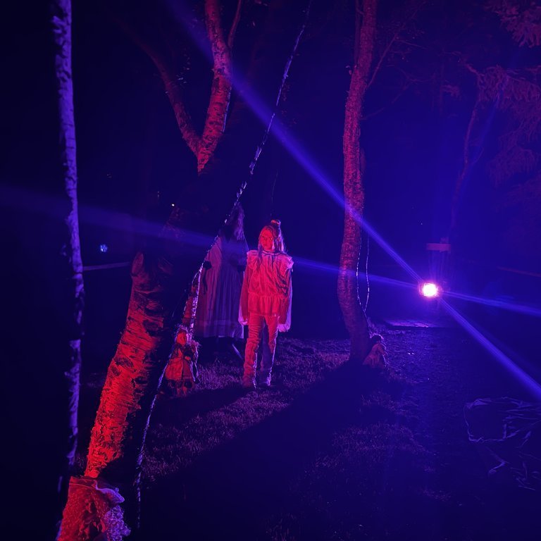 Akureyrarvaka 2025 - Draugaslóð á Hamarkotstúni á föstudagskvöldi. Mynd: Rakel Hinriksdóttir