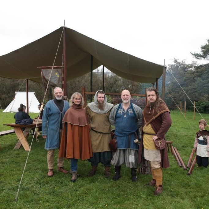 Akureyrarvaka 2025 - Víkingatjaldbúðir á MA túninu. Mynd: Hilmar Friðjónsson