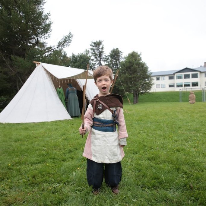 Akureyrarvaka 2025 - Víkingatjaldbúðir á MA túninu. Mynd: Hilmar Friðjónsson