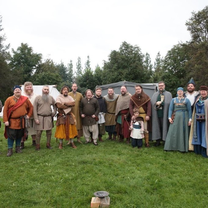 Akureyrarvaka 2025 - Víkingatjaldbúðir á MA túninu. Mynd: Hilmar Friðjónsson