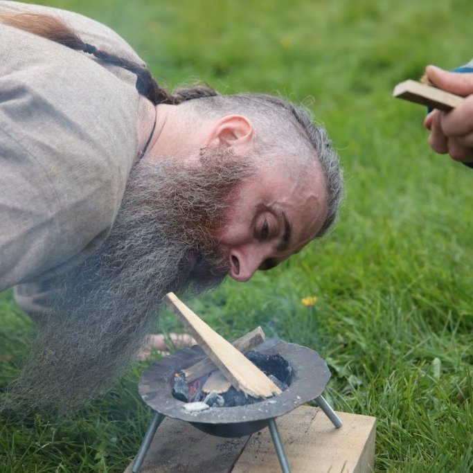 Akureyrarvaka 2025 - Víkingatjaldbúðir á MA túninu. Mynd: Hilmar Friðjónsson