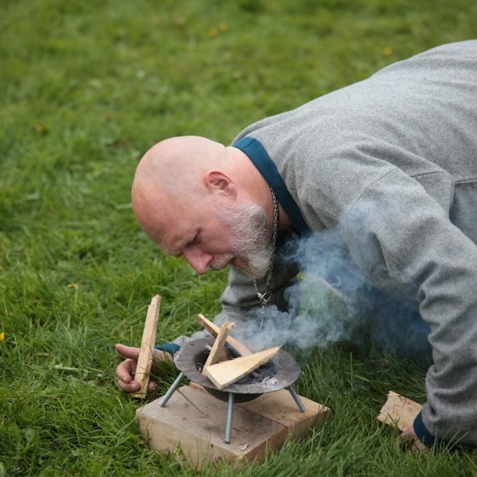 Akureyrarvaka 2025 - Víkingatjaldbúðir á MA túninu. Mynd: Hilmar Friðjónsson