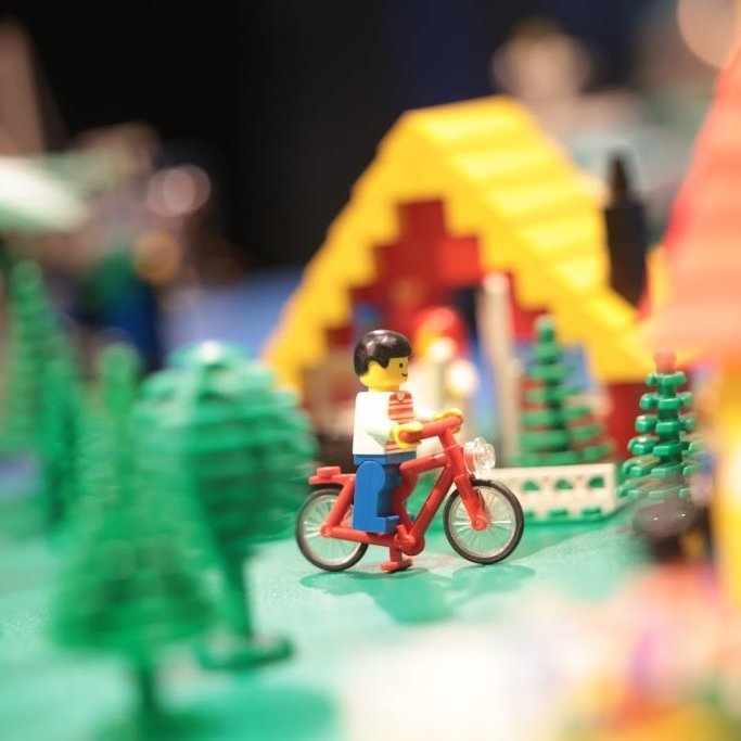 Akureyrarvaka 2025 - LEGO bær frá árunum 1978-1992 á Iðnaðarsafninu. Mynd: Hilmar Friðjónsson