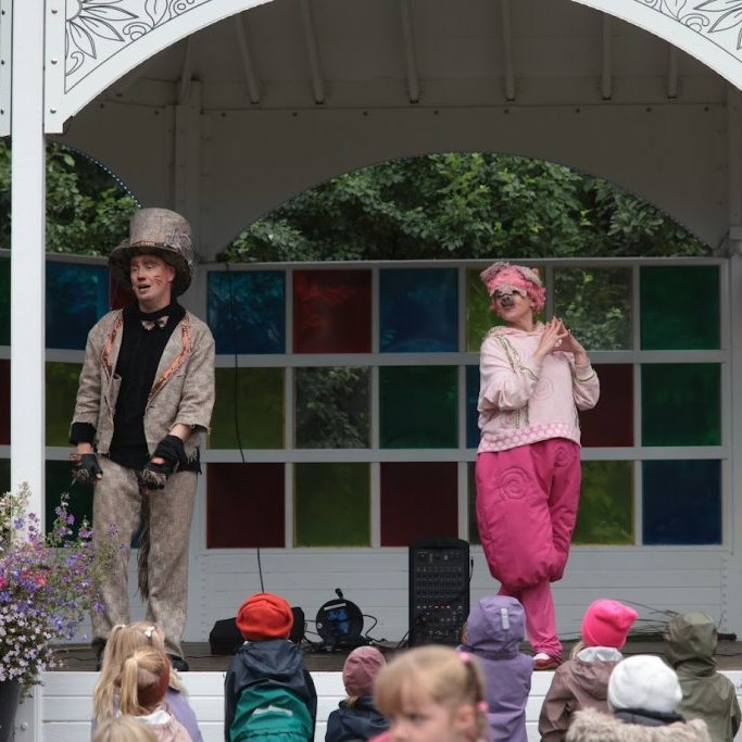 Akureyrarvaka 2025. Leikhópurinn Lotta í Lystigarðinum. Mynd: Hilmar Friðjónsson