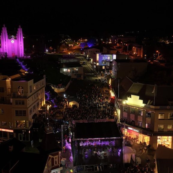 Akureyrarvaka 2025 - Lokaatriðið, stórtónleikar í Listagilinu á laugardagskvöldi. Mynd: Hilmar Friðjónsson