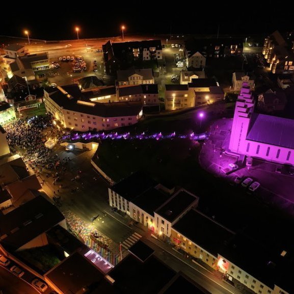 Akureyrarvaka 2025 - Lokaatriðið, stórtónleikar í Listagilinu á laugardagskvöldi. Mynd: Hilmar Friðjónsson