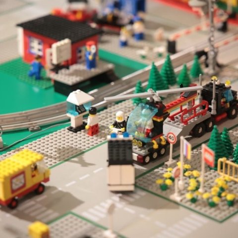 Akureyrarvaka 2025 - LEGO bær frá árunum 1978-1992 á Minjasafninu. Mynd: Hilmar Friðjónsson