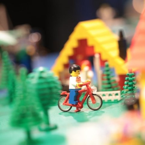 Akureyrarvaka 2025 - LEGO bær frá árunum 1978-1992 á Minjasafninu. Mynd: Hilmar Friðjónsson