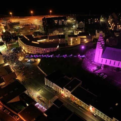 Akureyrarvaka 2025 - Lokaatriðið, stórtónleikar í Listagilinu á laugardagskvöldi. Mynd: Hilmar Friðjónsson