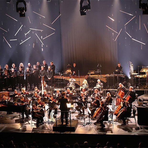 Tónleikarnir „Ljós og myrkur“ – Tónlist Atla Örvarssonar flutt í Hofi á skírdag 2026. Mynd: Þorgeir Baldursson