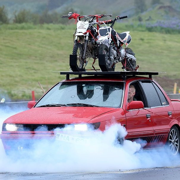 Bíladagar 2025 - „Burnout.“ Mynd: Þorgeir Baldursson