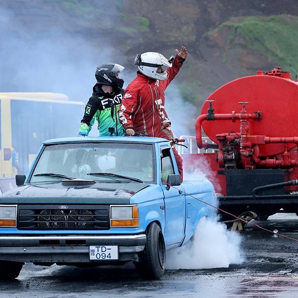 Bíladagar 2025 - „Burnout.“ Mynd: Þorgeir Baldursson