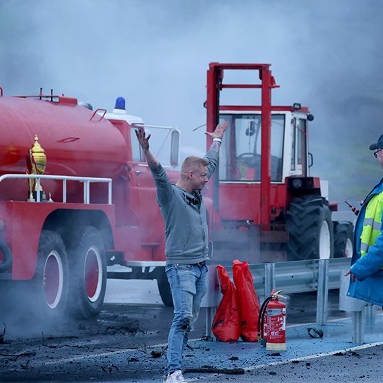 Bíladagar 2025 - „Burnout.“ Mynd: Þorgeir Baldursson