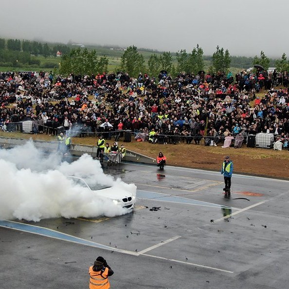 Bíladagar 2025 - „Burnout.“ Mynd: Þorgeir Baldursson