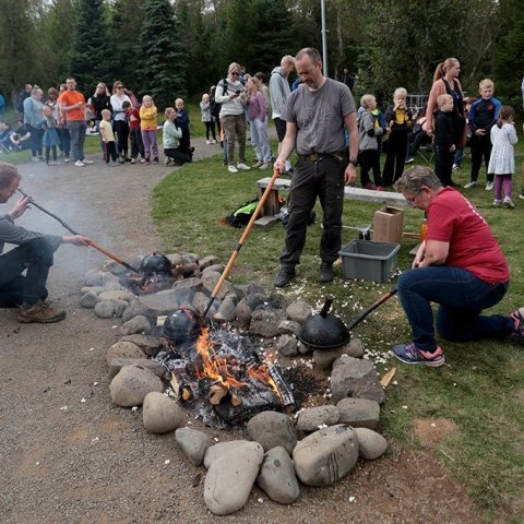 Skógardagur í Kjarnaskógi. Ljósmynd: Skapti Hallgrímsson