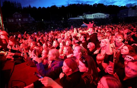 Sparitónleikar sunnudagskvöld. Ljósmynd: Hilmar Friðjónsson