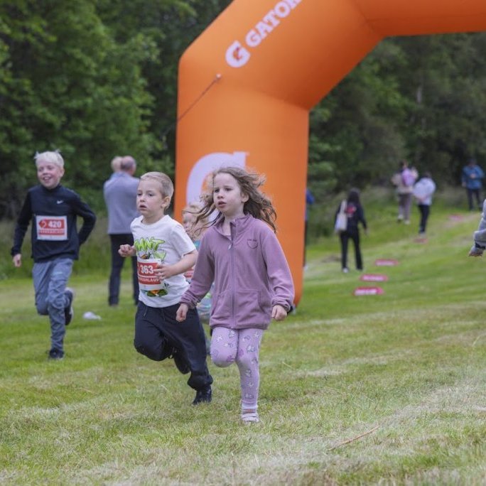 Krakkahlaup Súlur Vertical í Kjarnaskógi, föstudagurinn 1. ágúst. Ljósmyndari: Hilmar Friðjónsson