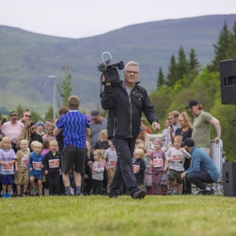 Krakkahlaup Súlur Vertical í Kjarnaskógi, föstudagurinn 1. ágúst. Ljósmyndari: Hilmar Friðjónsson