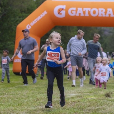 Krakkahlaup Súlur Vertical í Kjarnaskógi, föstudagurinn 1. ágúst. Ljósmyndari: Hilmar Friðjónsson