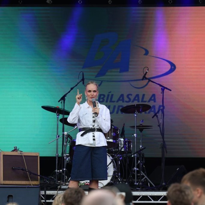 Tónlistarveislan Öll í einu á Akureyrarvelli, laugardagurinn 2. ágúst. Mynd: Hilmar Friðjónsson